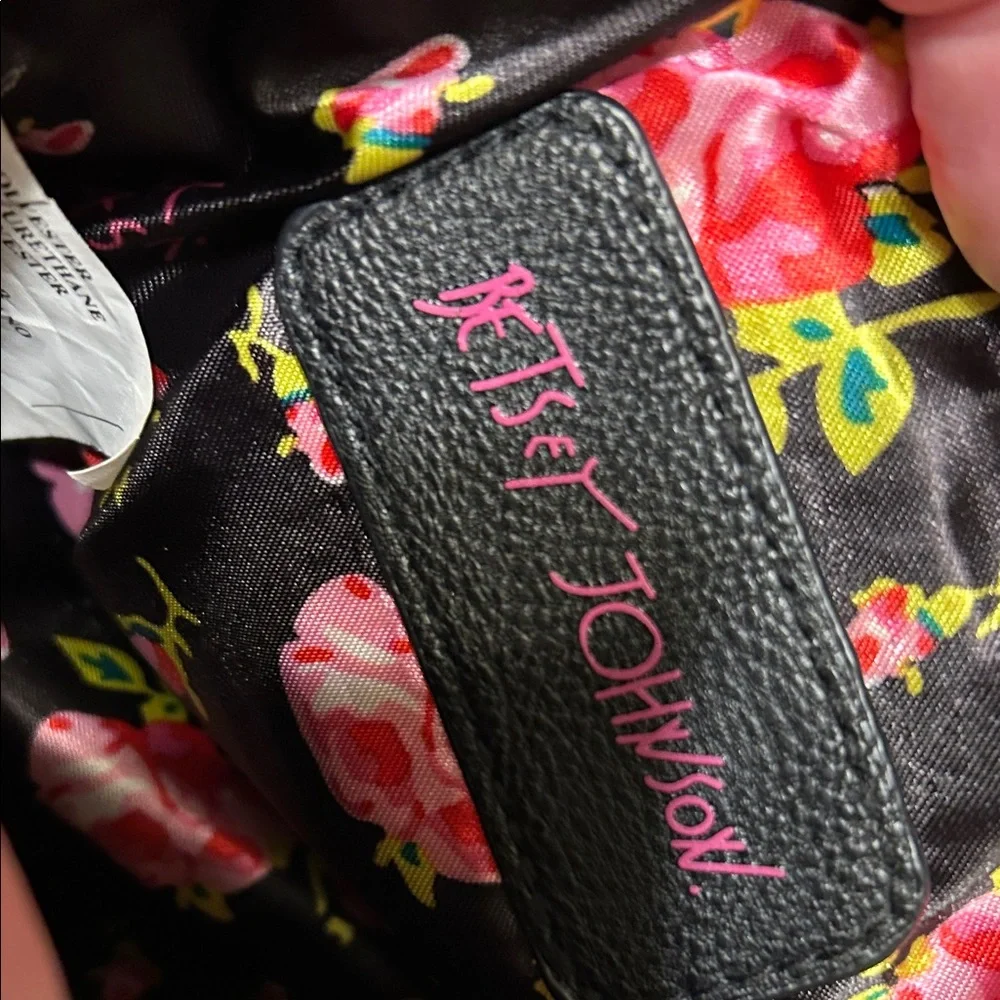 Betsey Johnson Pink Monkey Face Quilted Bag givie - Picture 6 of 14